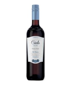 Ontdek Cielo Pinot Noir, een charmante Italiaanse rode wijn uit Veneto met nuances van rood fruit en een zachte afwerking. Perfect voor elk diner of rustige avond.
