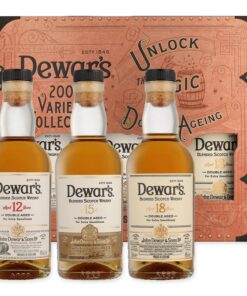 Ontdek Dewar's Variety Collection, een exclusieve selectie van Schotse whiskies. Perfect voor kenners op zoek naar diepte en diversiteit in smaak.