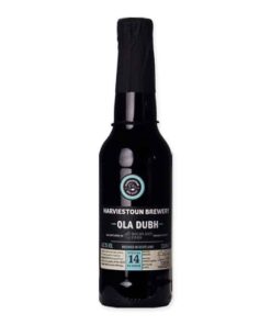 Ervaar de diepte van Harviestoun Ola Dubh 14, een speciaalbier gerijpt in whiskyvaten, bekend om zijn rijke smaken van chocolade en een elegante whiskyaffiniteit.