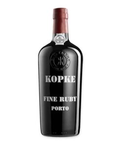 Ontdek Kopke Fine Ruby Porto: een traditionele port uit de Douro, beroemd om zijn robuuste, fruitige aroma’s en fluweelzachte afdronk. Perfect voor speciale gelegenheden.