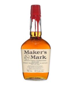 Ervaar Maker's Mark Bourbon, een verfijnde Amerikaanse whiskey met een perfecte balans van vanille en karamel. Perfect voor cocktails of puur.