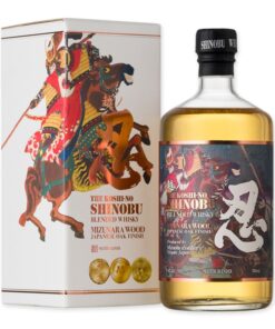 Ontdek Shinobu Blended Whisky, met noten van vanille, fruit en specerijen. Geniet van de rijke, romige tonen, perfect voor bijzondere momenten. Koop nu!