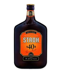 Ervaar de Stroh 40 70cl, een Oostenrijkse rum beroemd om zijn diepe kruidige smaken en amberkleur. Perfect voor cocktail enthusiasten.