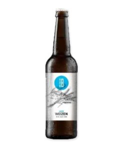 Berging B1 Hefe Weizen, een sappig en kruidig weizenbier uit Nederland, perfect op warme dagen en bij elke maaltijd.