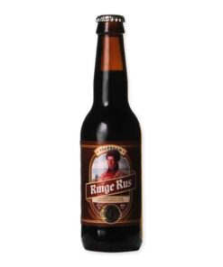 Geniet van Brouwerij Volendam's VD Ruige Rus, een Russian Imperial Stout op bourbon vaten, met diepe chocolade, vanille en eikenhout tonen.