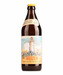 Ontdek Hiddenseer Weizen, het Duitse tarwebier dat de smaken van banaan, kruidnagel en een vleugje citrus perfect samenbrengt. Een verfrissende keuze voor elke bierliefhebber!